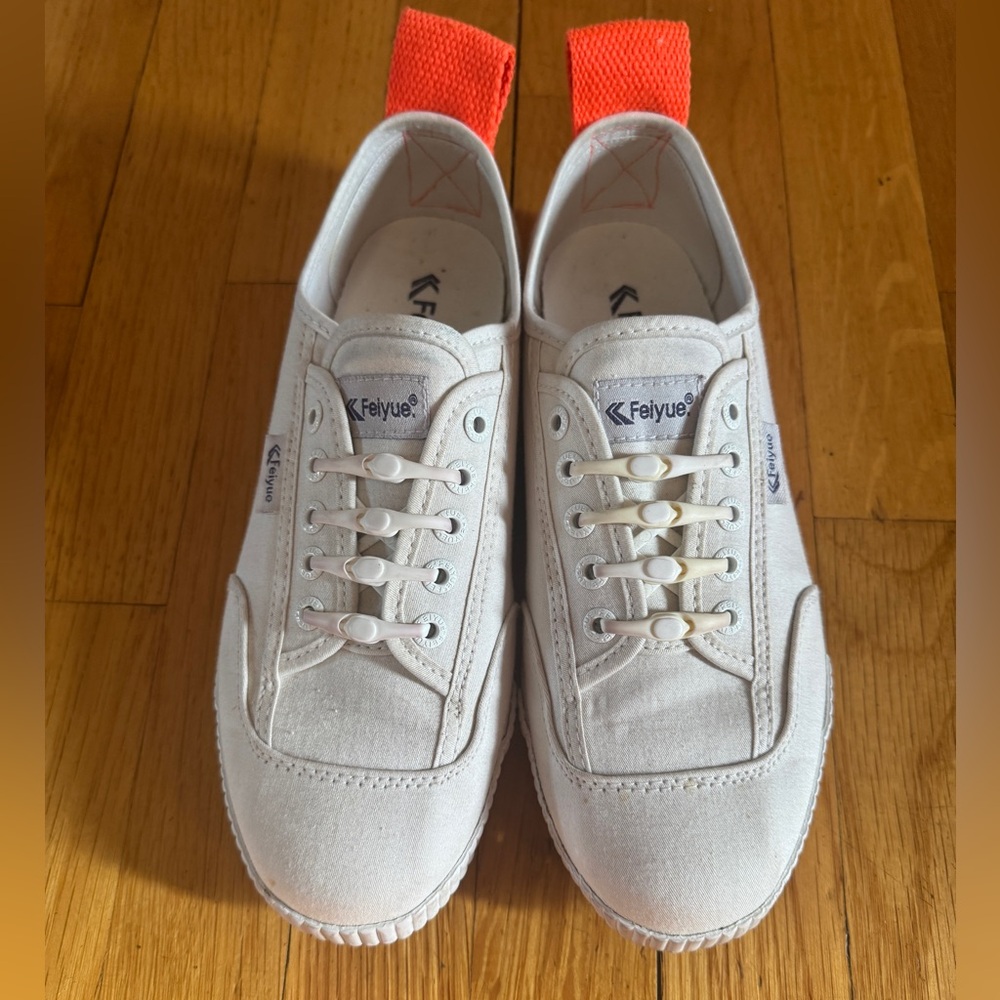 Feiyue x Málà Project Classic White Canvas Sneakers